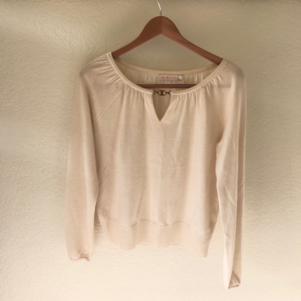 Tory Burch cream sweater